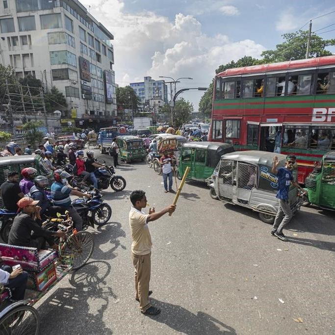 Bangladesh's incoming interim leader Muhammad Yunus appeals for calm. He'll take office Thursday